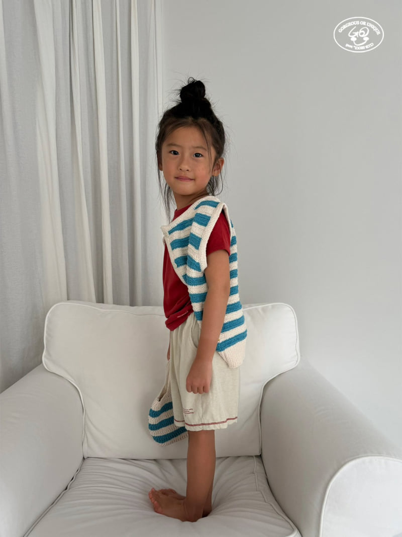 go;u - Korean Children Fashion - #minifashionista - Frame Shorts - 9