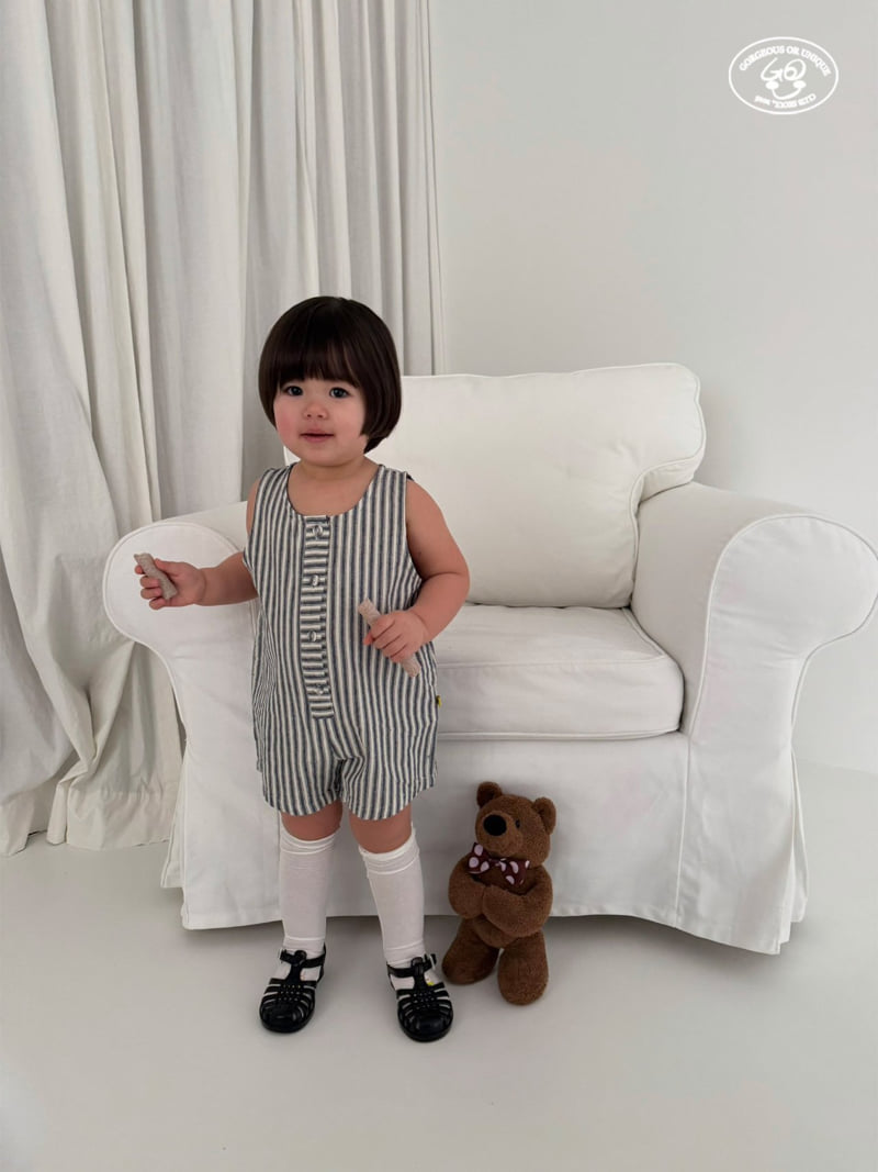 go;u - Korean Children Fashion - #minifashionista - York Overalls - 3