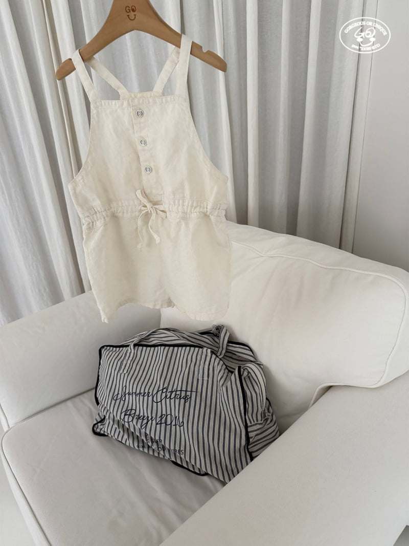 go;u - Korean Children Fashion - #minifashionista - Yaya Overalls - 3