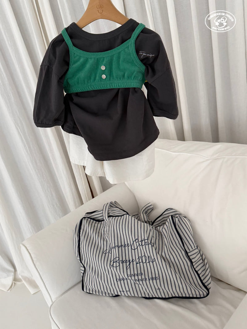 go;u - Korean Children Fashion - #prettylittlegirls - Terry Top - 5