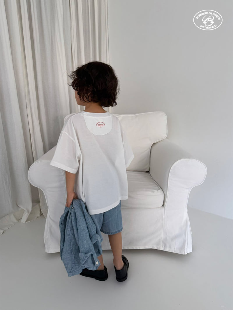 go;u - Korean Children Fashion - #prettylittlegirls - Lettering Tee - 12