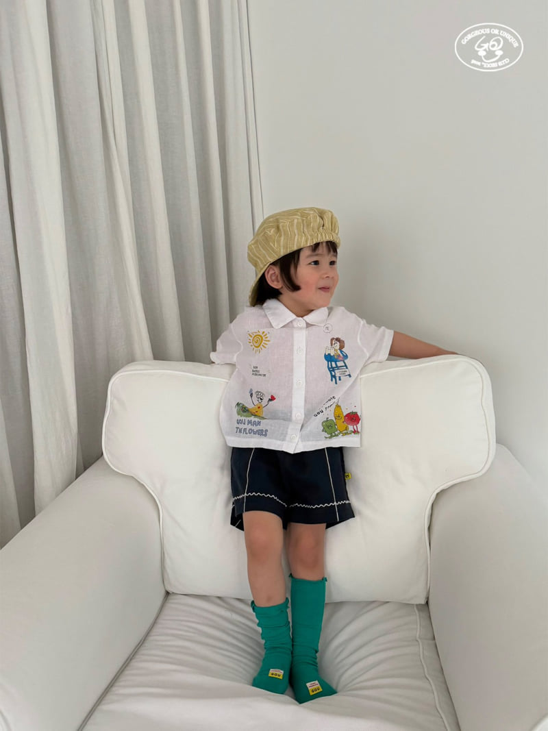 go;u - Korean Children Fashion - #prettylittlegirls - Graphic Shirt - 10