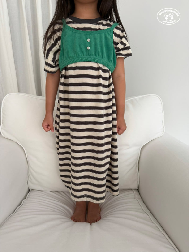 go;u - Korean Children Fashion - #prettylittlegirls - Long Long One-piece - 10