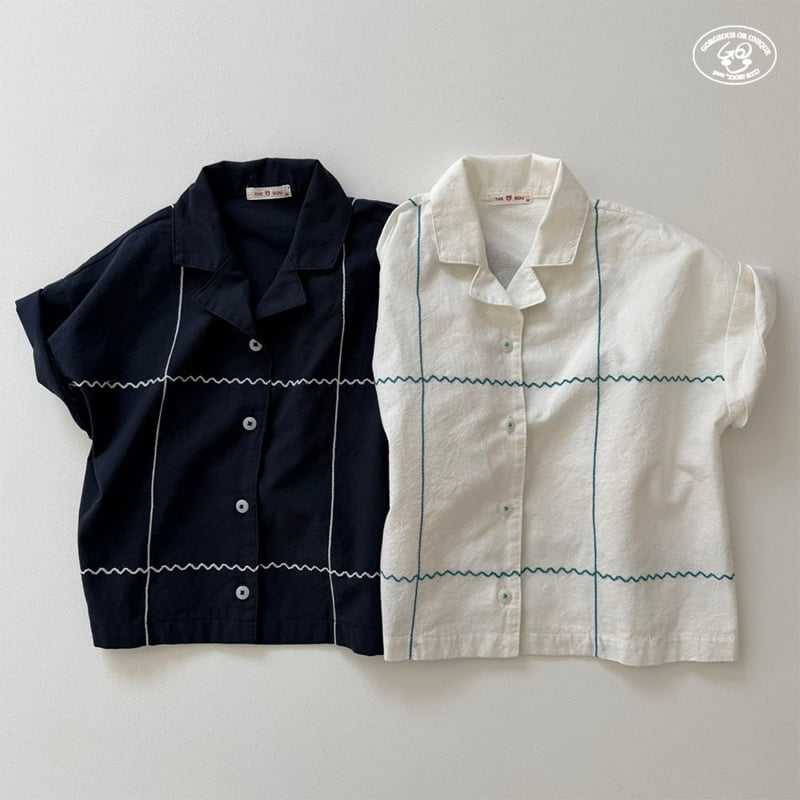 go;u - Korean Children Fashion - #stylishchildhood - Wave Shirt