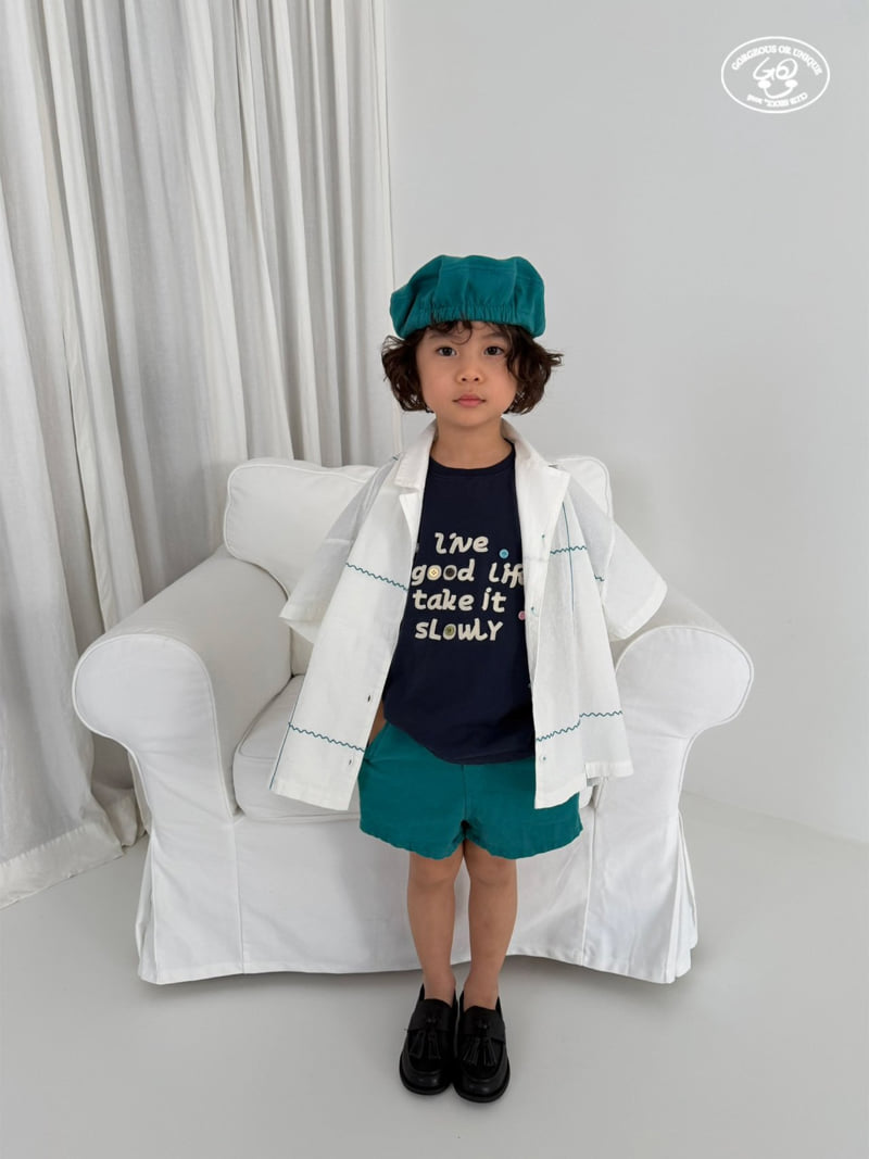 go;u - Korean Children Fashion - #todddlerfashion - Button Tee - 5