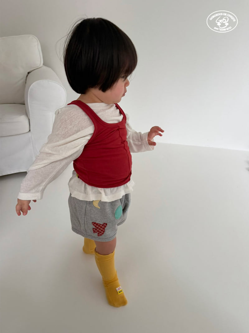 go;u - Korean Children Fashion - #todddlerfashion - Span Sleeveless - 12