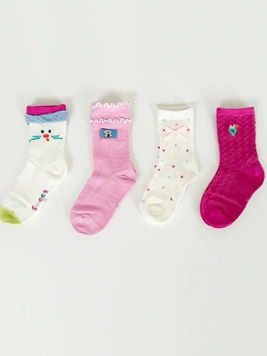 Dot Pink Socks Set Dot Pink Socks Set