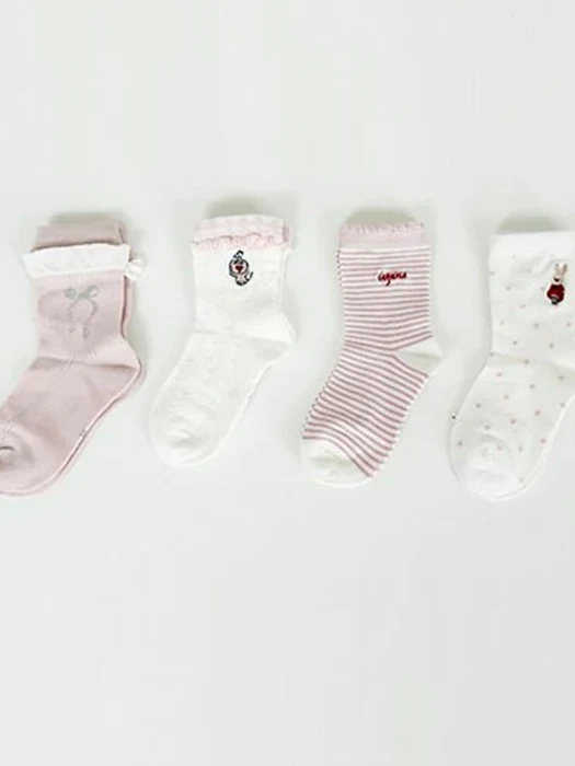 Red L Socks Set Red L Socks Set