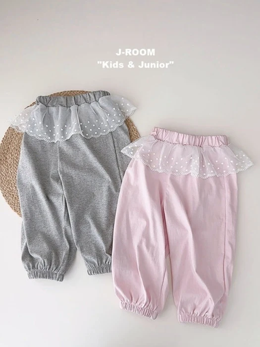 Lace Jogger Pants