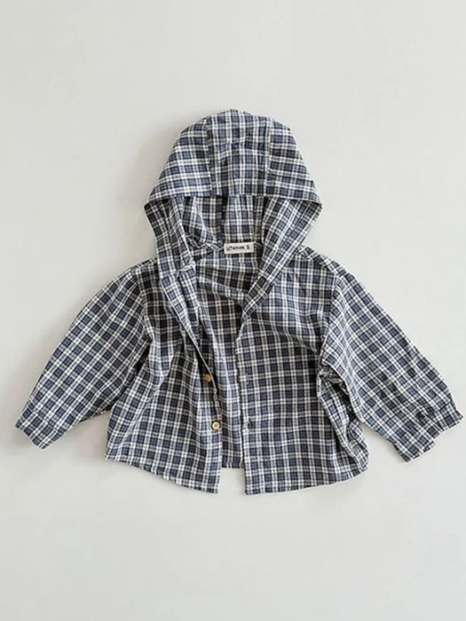 Check Hood Shirt Check Hood Shirt