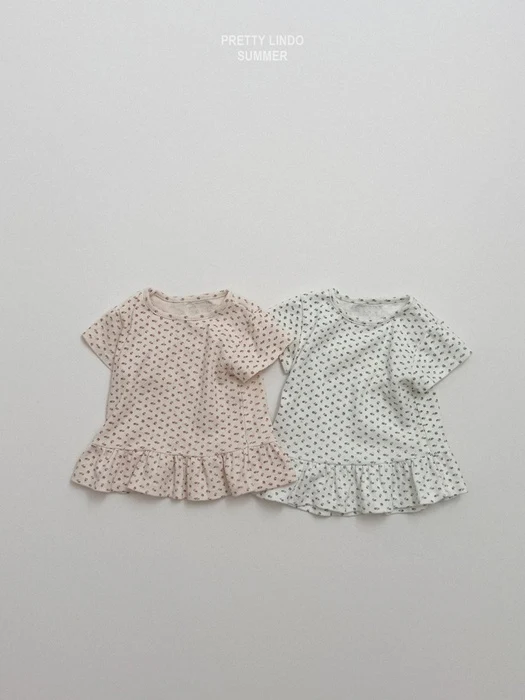 Flower Short Sleeve Tee Flower Short Sleeve Tee