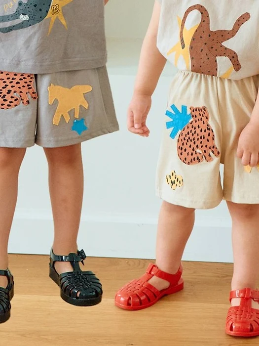 Animal Embroidery Shorts Animal Embroidery Shorts