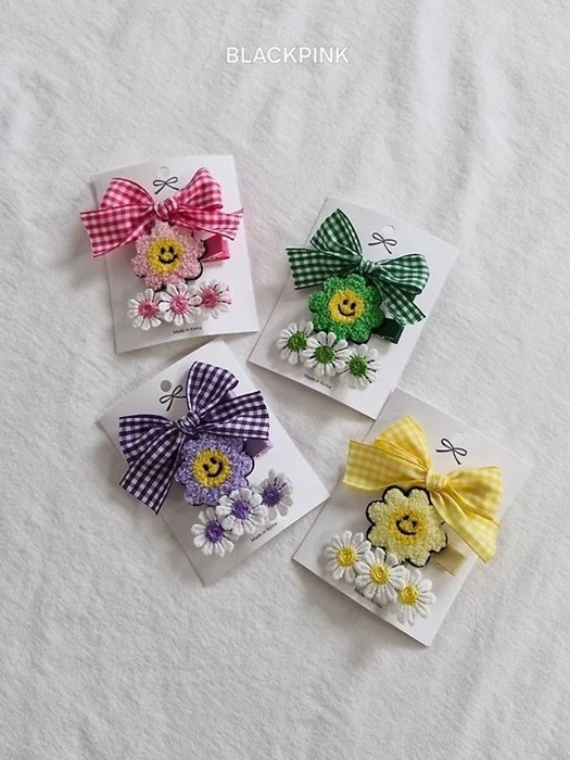 Fluffy Flower Set (set of 3)