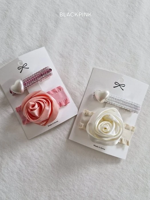 Satin Rose Set (set of 2) Satin Rose Set (set of 2)