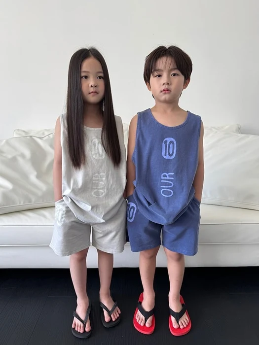 Ten Washed Sleeveless Set Ten Washed Sleeveless Set