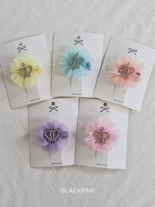 Mini Crown Claw Clip