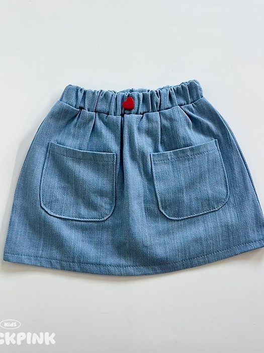 Pocket Denim Skort Pocket Denim Skort