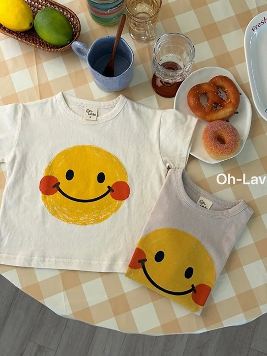 Smile Blush Short Sleeve Tee