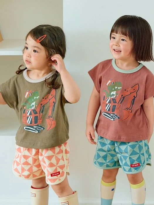 Excavator Dino Drop Tee