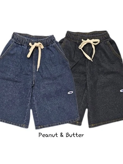 7-Length Denim Bermuda Shorts