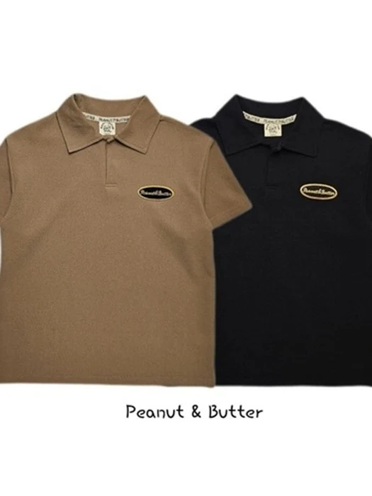 Mono Minimal Collar Short Sleeve Tee