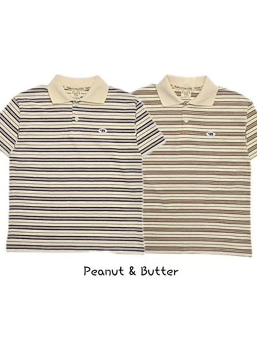 Stripe Collar Short Sleeve Tee Stripe Collar Short Sleeve Tee