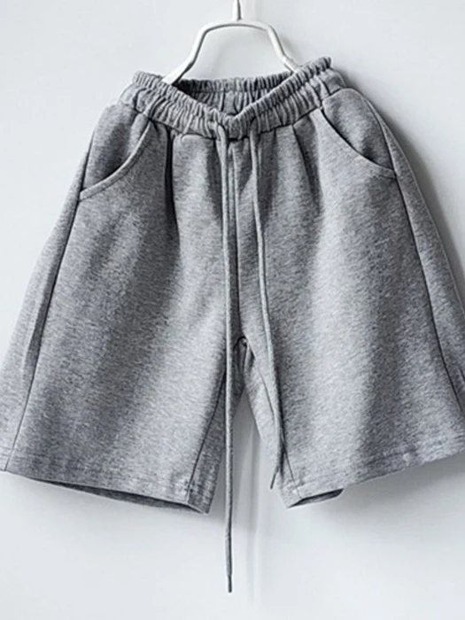 Side Pleat Cotton Pants
