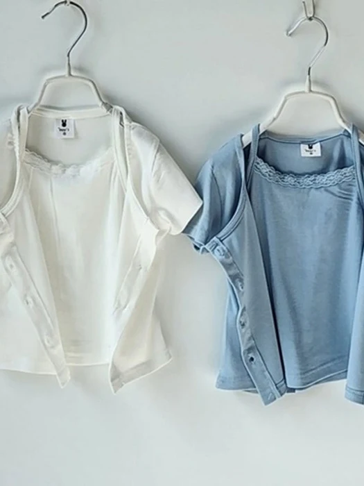 Double Cardigan Tee