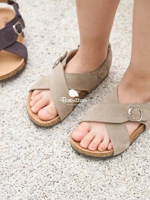X Buckle Sandals
