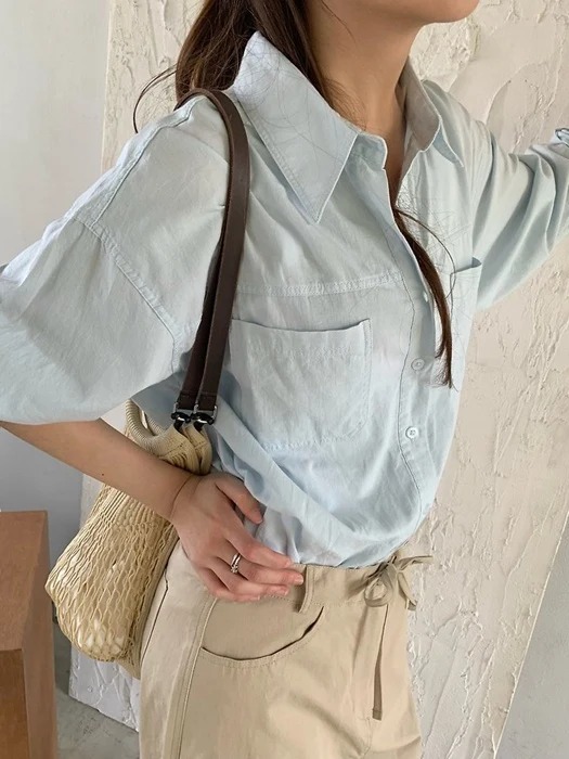 Panel Washed Shirt