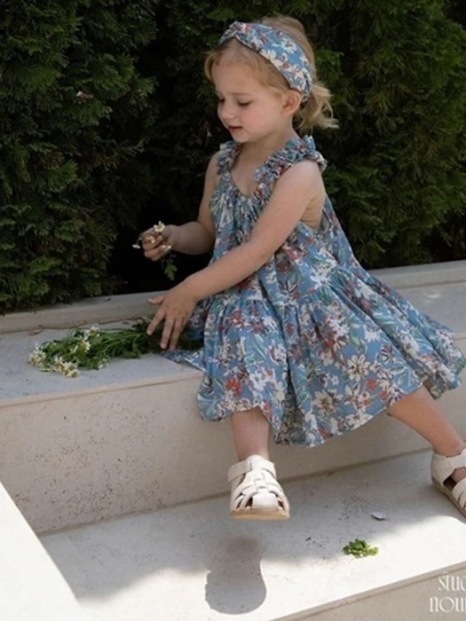 Papa One-piece (Blue Flower)