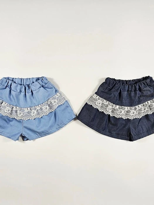Hazy Denim Skort