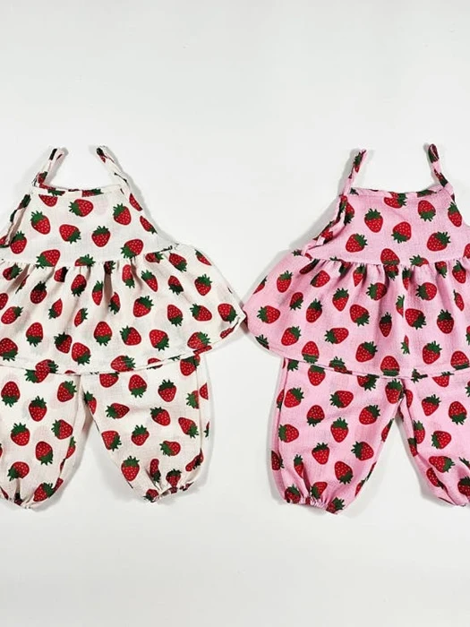Strawberry Bustier Set