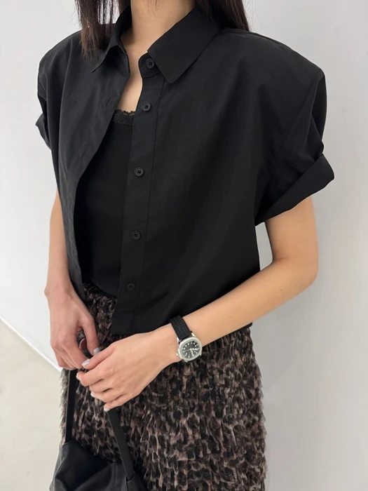 Lien Crop Shirt Lien Crop Shirt