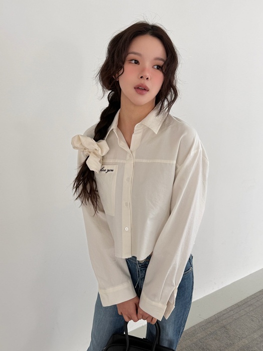 Rib Embroidered Shirt Rib Embroidered Shirt