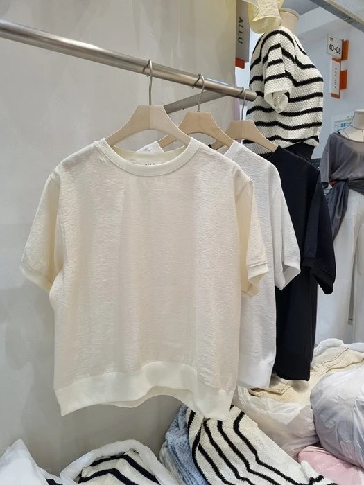 Short Sleeve Sweatshirt Blouse Short Sleeve Sweatshirt Blouse