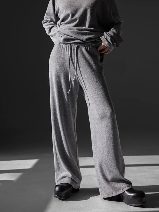 Soft Lounge Set Wide Pants