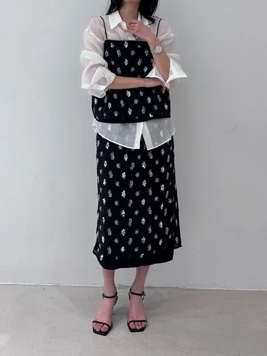 M Jewel Banding Skirt