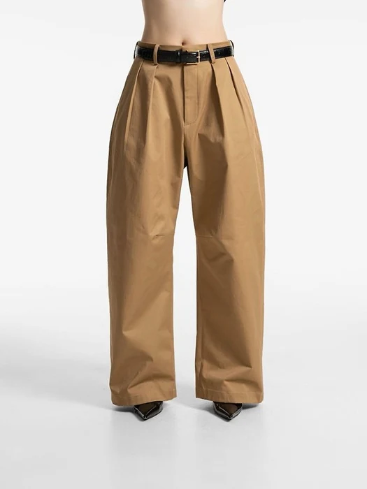 Curve Volume Wide Chino Pants