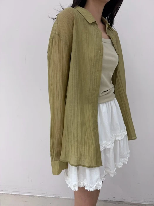 Tencel Pleated Shirt