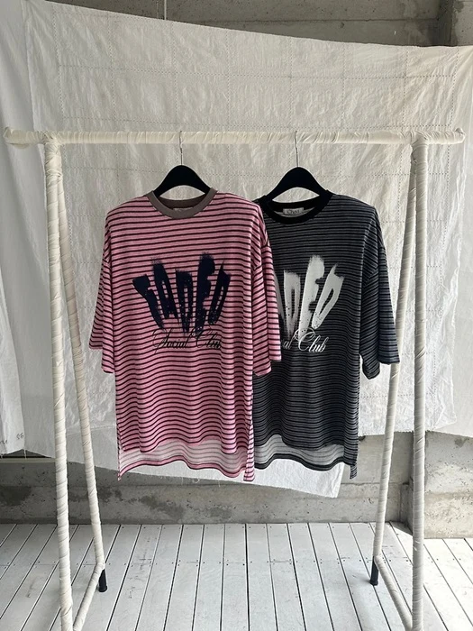 Faded Stripe Tee