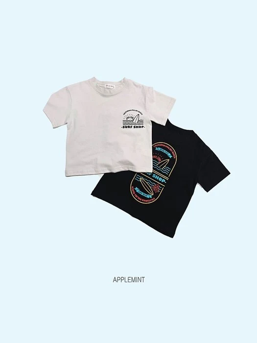 Surfer Front Back Print Tee