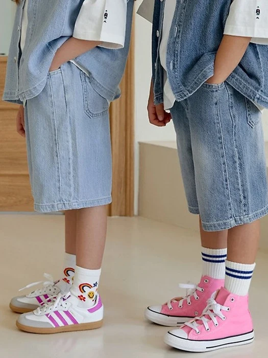 Rough Denim Shorts