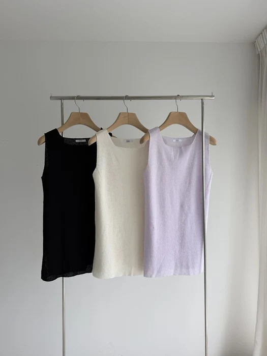 Double Square Knit Sleeveless Double Square Knit Sleeveless