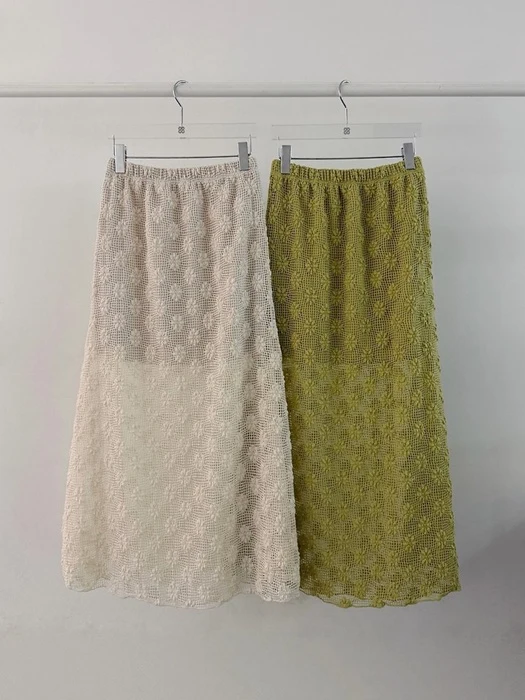Flower Net Skirt