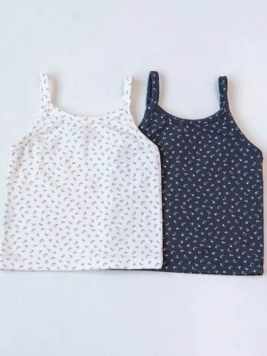 Flower Strap Sleeveless Top