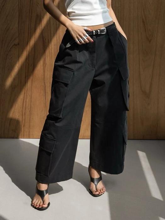 Structured Double Cargo Pants
