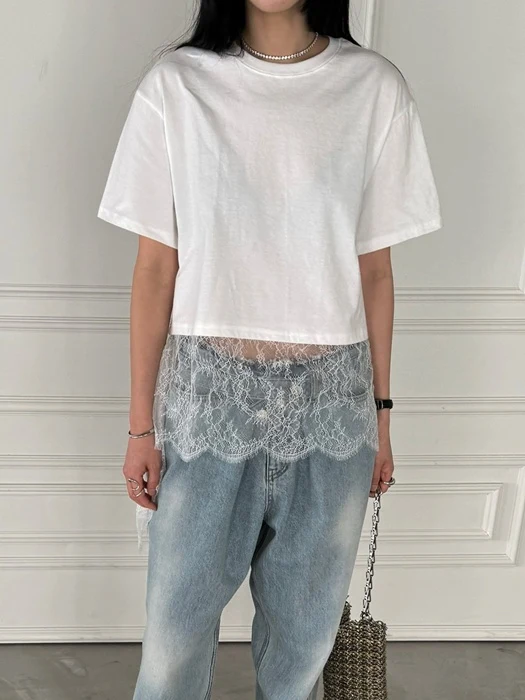 Noir Lace Tee