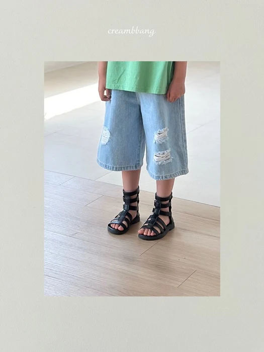 Distressed Denim Shorts Distressed Denim Shorts
