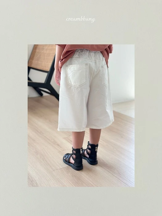 Stitch Cotton Pants